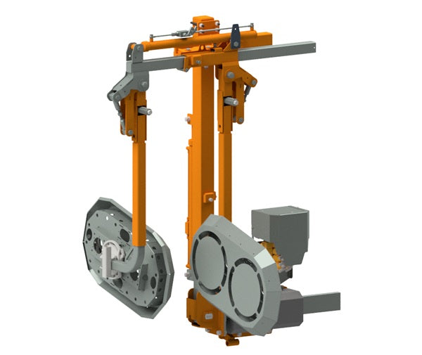 Rinieri Ghibli V1U over-row ontbladeraar op Vision-frame
