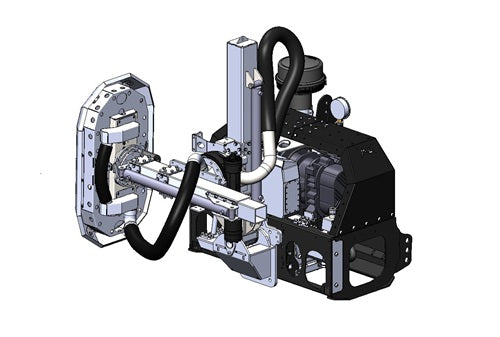 Rinieri Ghibli Pergola pneumatische ontbladeraar voor liggende teeltsystemen