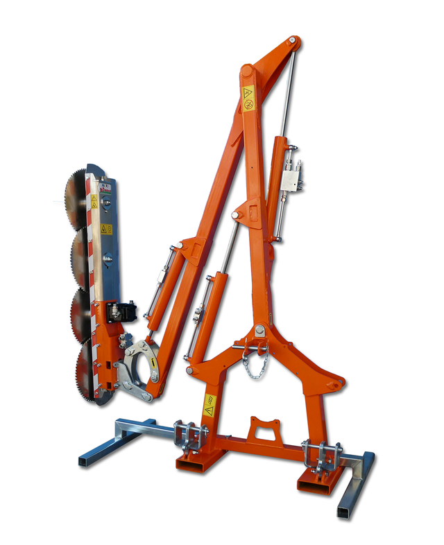 Rinieri BRM-X heggenschaar met cirkelzaagbladen van 40 cm