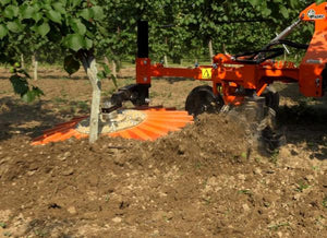 Rinieri Bio-Dynamic vingerwieder schoffelt mechanisch onkruid op hoge snelheid
