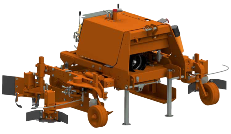 Rinieri Turbo PRT Twin dubbele boomgaard-rotorschoffel