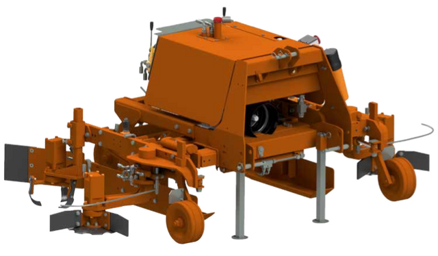 Rinieri Turbo PRT Twin dubbele boomgaard-rotorschoffel