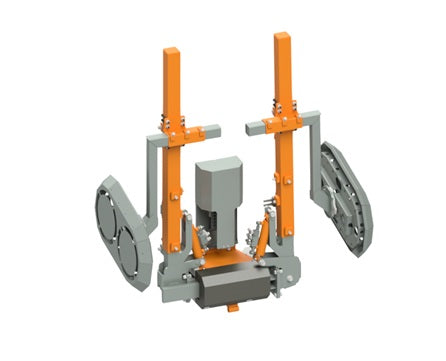Rinieri Ghibli V2 dubbele pneumatische ontbladeraar op Vision-2 frame