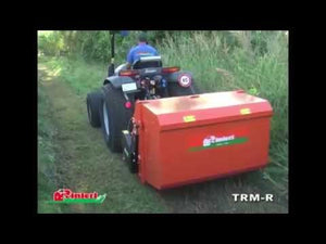 Rinieri TRM-R klepelmaaier met opvangbak in actie (video)