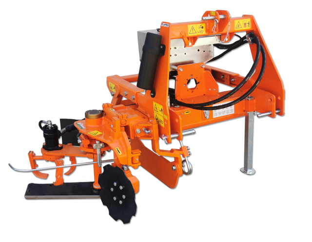 Rinieri Single Turbo onderrijwerktuigdrager met schoffelblad