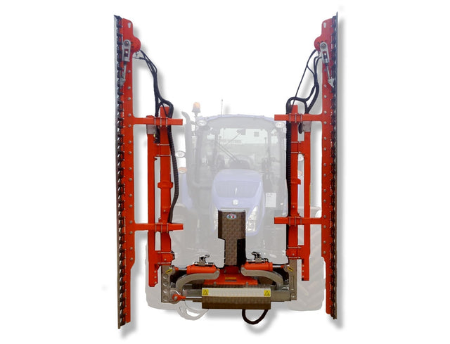 Rinieri CRF 2 dubbele snoeimachine met verticale balk en topbalk